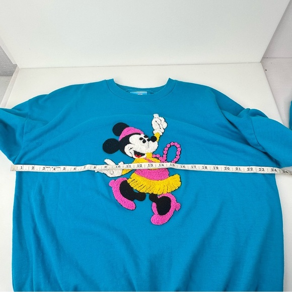 Vintage 80's Comic Relief Minnie Mouse Crewneck Sweatshirt Size Large - Picture 6 of 7